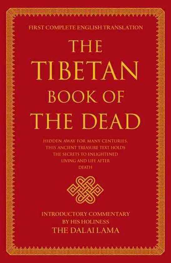 Tibetská kniha mrtvých Červený obal knihy