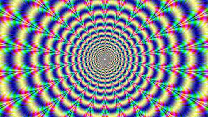 psychedelic colourful spiral